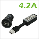 4.2A超快速車充用USB